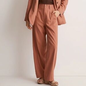 Madewell The Neale Straight-Leg Pant in Dried Rose